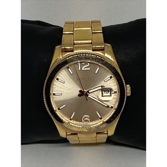 Fossil Perfect Boyfriend ES3587 Womens Stainless Steel Analog Quartz Watch XR881 - Picture 1 of 12